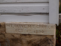 Cornerstone, Mt. Olive Methodist Episcopal Church